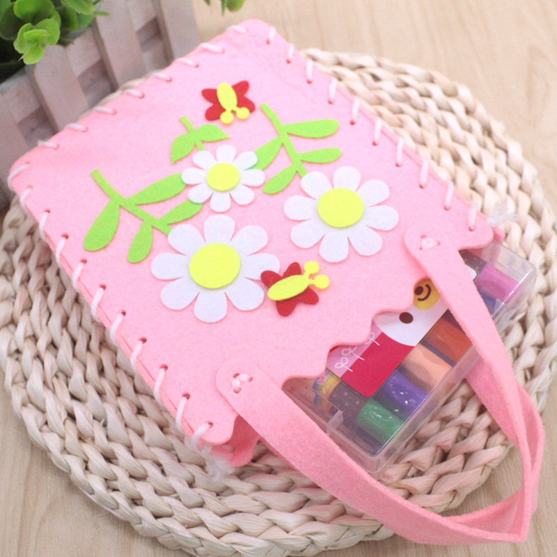 儿童缝缝乐diy手工制作材料包制作女生不织布创意自制玩具幼儿园