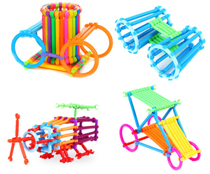 儿童聪明魔术棒积木拼装玩具