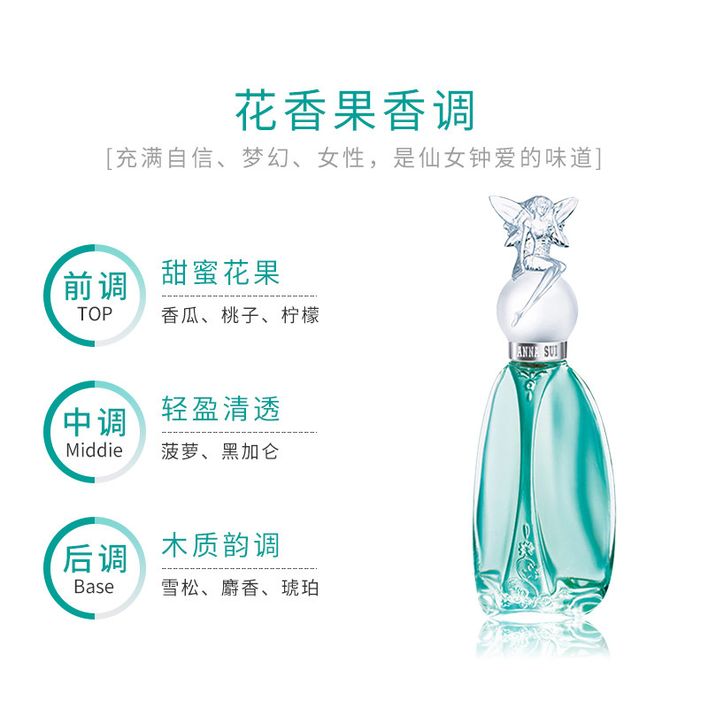 anna sui安娜苏许愿精灵香水礼盒 零动化妆品香水