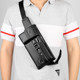 Yuesen Kangaroo Men's Belly Bag Genuine Leather Casual