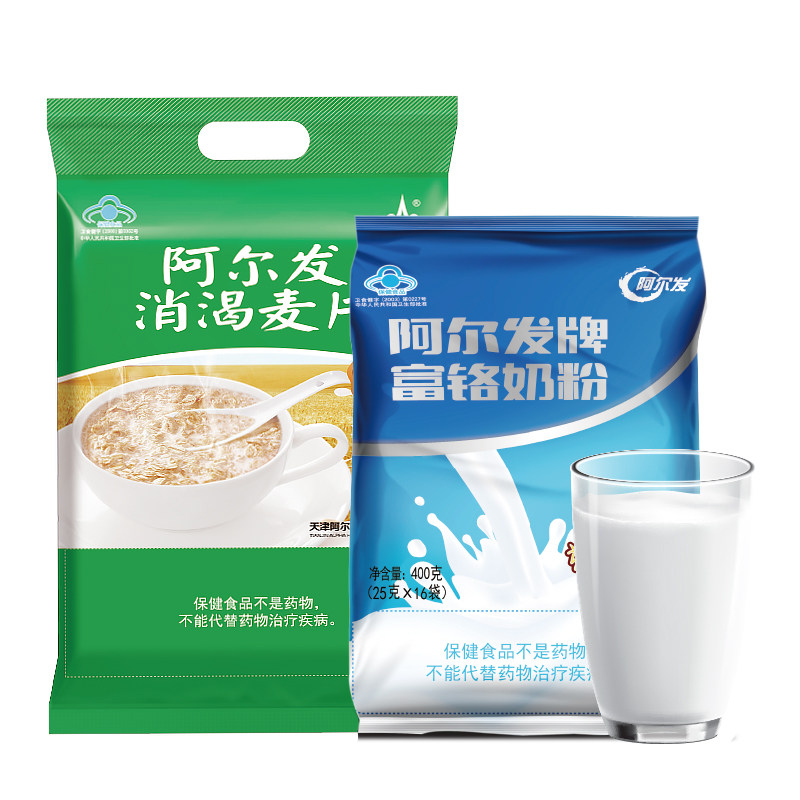 糖尿饼病人食品店高血糖阿尔发麦片 丰邑食品冲饮麦片