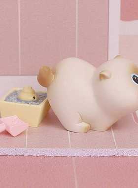 新款豆丁小暹罗盲盒摆件创意潮玩手办可爱猫咪公仔ins风车饰