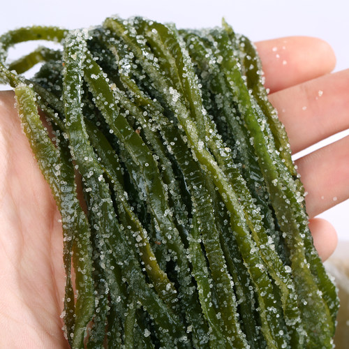 10斤盐渍海带丝新鲜半干货厚野生海带结片非特级昆布丝箱装包邮 - 图2
