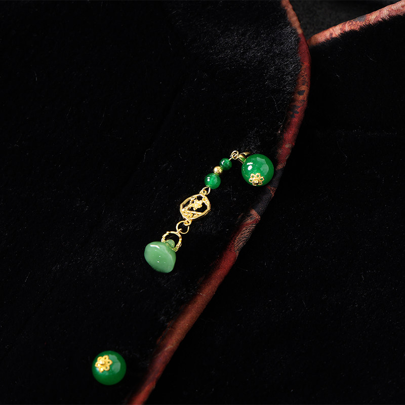 冬季高贵立领皮草外套中老年女妈妈装新中式国风加厚短水貂绒大衣,淘宝优惠券,粉丝福利购,淘宝优惠卷