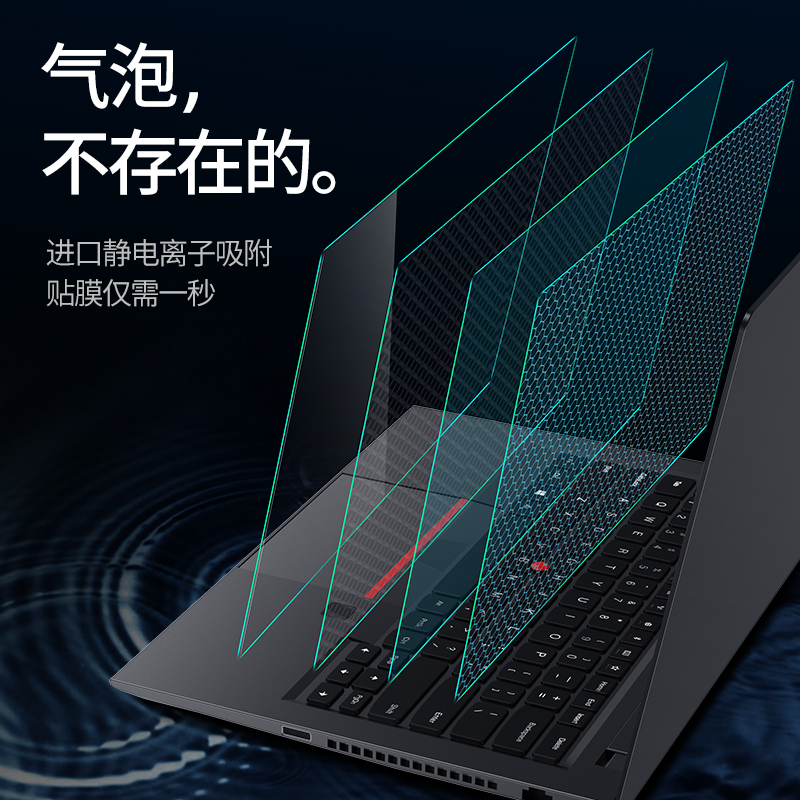 适用联想ThinkPad屏幕膜E14全屏X1 Carbon笔记本X13电脑T14钢化膜15.6寸E490全E16贴S 2 P15 e480 P16v膜T16-图1