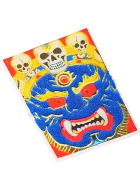 西藏手工宝石彩金唐卡画