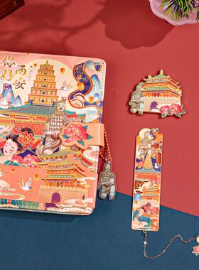 旅游景区创意冰箱贴书签