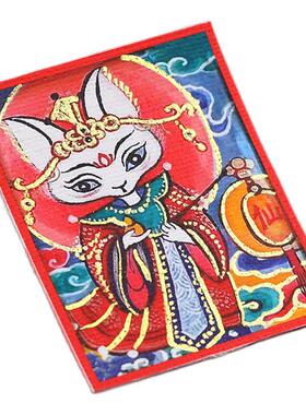 手绘描金画心唐卡扎基拉