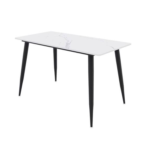 School employee company canteen slate table and chair combination