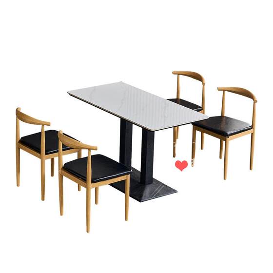 Slate dining tables and chairs are durable, cost-effective and simple