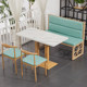 Simple milk tea snack table, chair, card seat and sofa combination