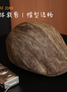 秋冬英伦复古显脸小报童帽