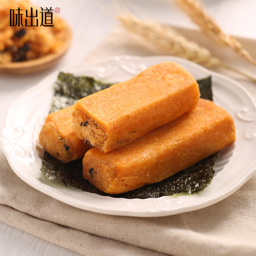 味出道海苔肉松条饼整箱营养早餐食品代餐闽南传统糕点心零食 - 图3