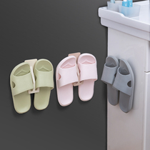 Slippers Hooks Slime Hook Plastic Double Hook Rack Domestic Makeup Room Powerful no-scratching door rear suction cup free of punch