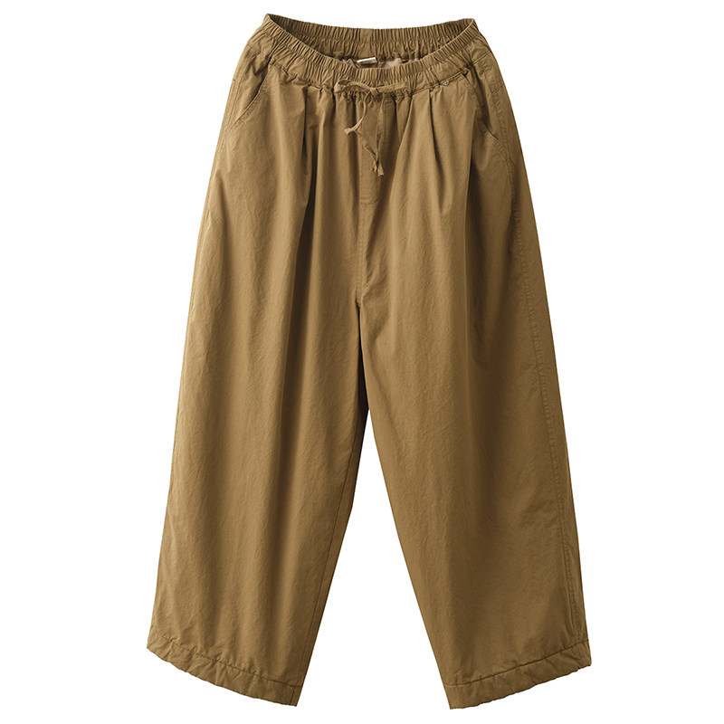 【高品质长绒棉光泽感】100%棉夹棉棉裤女松紧腰全棉加厚保暖长裤,淘宝优惠券,粉丝福利购,淘宝优惠卷