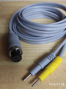 南京华贝HB-2000型产后康复仪电极片导联线连接线两孔两芯加粗
