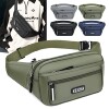 Wear-resistant and waterproof multifunctional men's tool belt bag