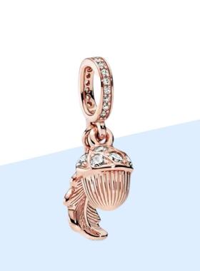 轻奢潘家玫瑰金珠子手链