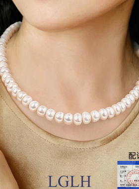 高级感经典纯天然真珍珠项链