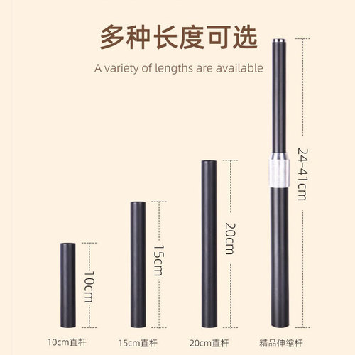 床头投影仪支架卧室床上家用伸缩投影机投天花板通用免打孔支撑架