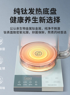 亚摩斯纯钛养生壶1.2L煮茶器