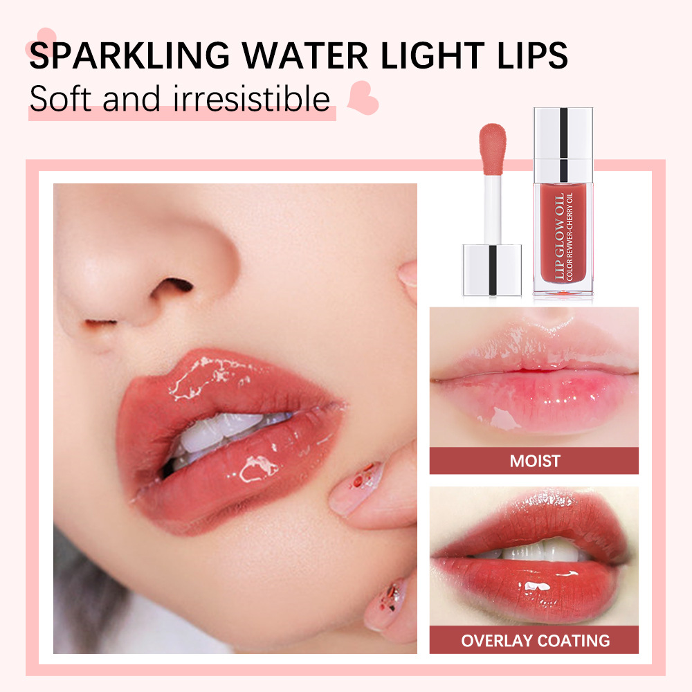 Ibcccndc Plump Lip Glow Care Oil Plumping Gloss NonStick cup - 图0