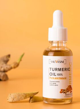 whitening brighten body turmeric oil Skin Glow Acne Dark Ser