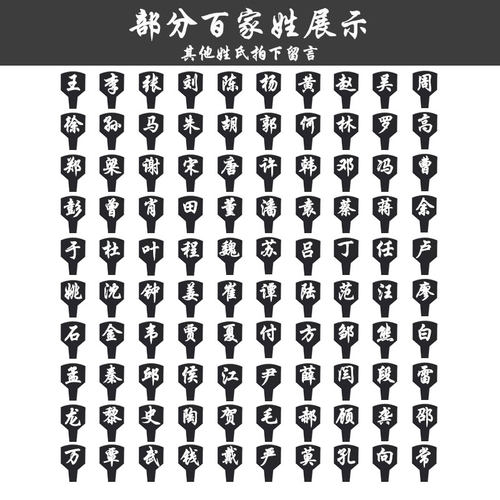 百家姓汽车钥匙扣防丢定制不锈钢配件创意个性腰挂链遥控器锁匙扣 - 图1