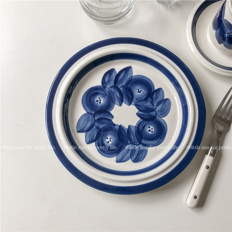 芬兰中古陶瓷杯 手绘咖啡杯牛奶杯 复古早餐杯下午茶杯碟170ml,淘宝优惠券,粉丝福利购,淘宝优惠卷