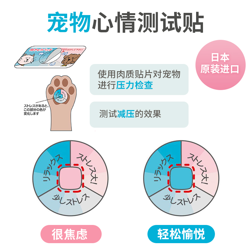 毛孩子到底在想什么~日本进口小众宠物心情压力测试帖狗狗用玩具 - 图2