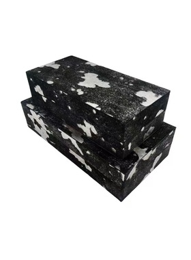 现代简约轻奢皮革首饰收纳盒