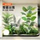 Simulated green plant landscaping combination large indoor landscape