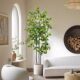 Simulated Lemon Tree Green Planting Pot Aeromobil