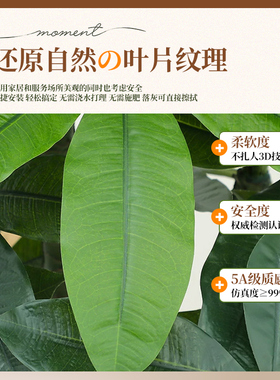 仿真绿植发财树盆栽高端轻奢