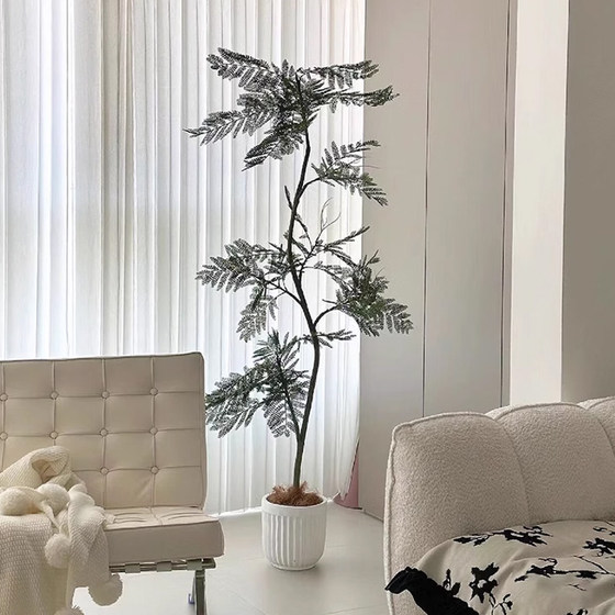 Soft decoration simulated green plant jacaranda decoration