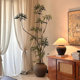 Simulation green plants top ten contribution trees ancient style indoor high-end light luxury fake plants living room floor decoration ornaments