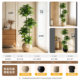 Happy tree simulated green plant floor ornaments bionic plants