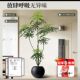 Peacock wood simulated green plants for high-end light luxury customers