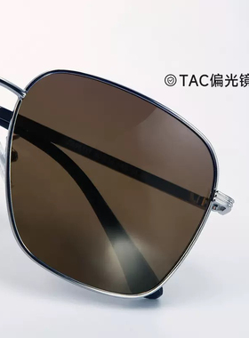 大框女款太阳镜墨镜遮阳镜茶色户外防强光紫外线开车休闲时尚男款