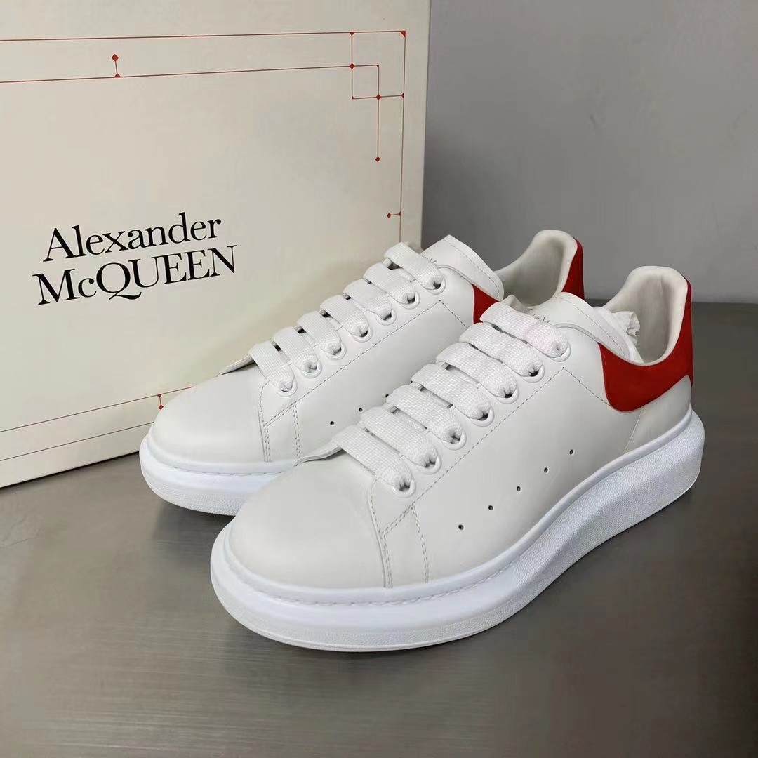 Alexander Mcqueen 男士白色绿尾鞋 2022秋冬正品代购553680WHGP - 图2