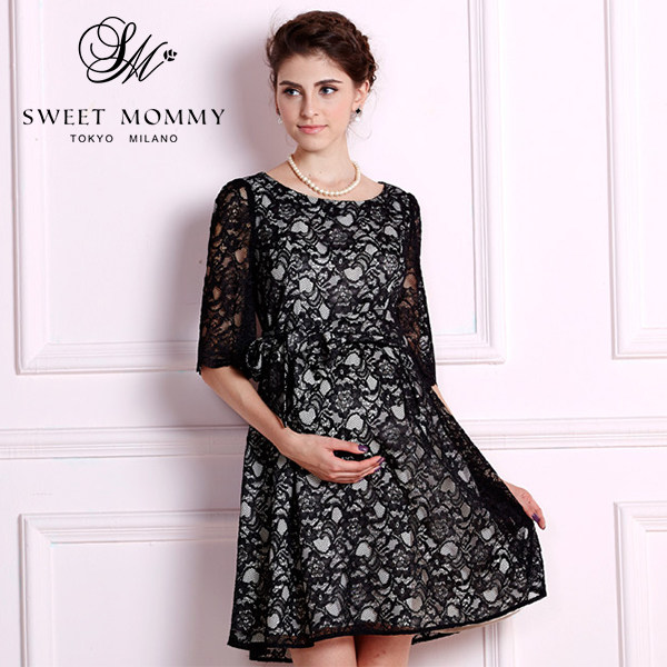 sweetmommy孕妇秋显瘦潮妈新连衣裙 SweetMommy海外连衣裙