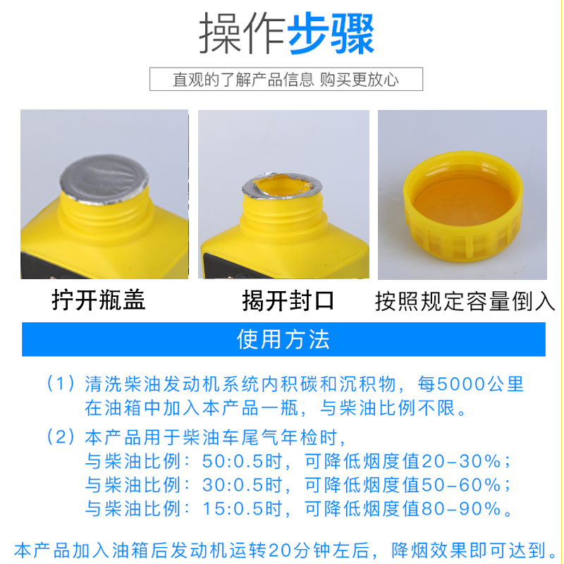 烟霸柴油车尾气年检专用治理国三柴油车尾气超标烟霸黑烟尾气克星 - 图2