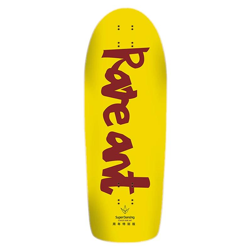 Rare Ant Land Surfing Flood 4.2 generation skateboard 28-29-inch glass fiber scrape pattern 25*72cm