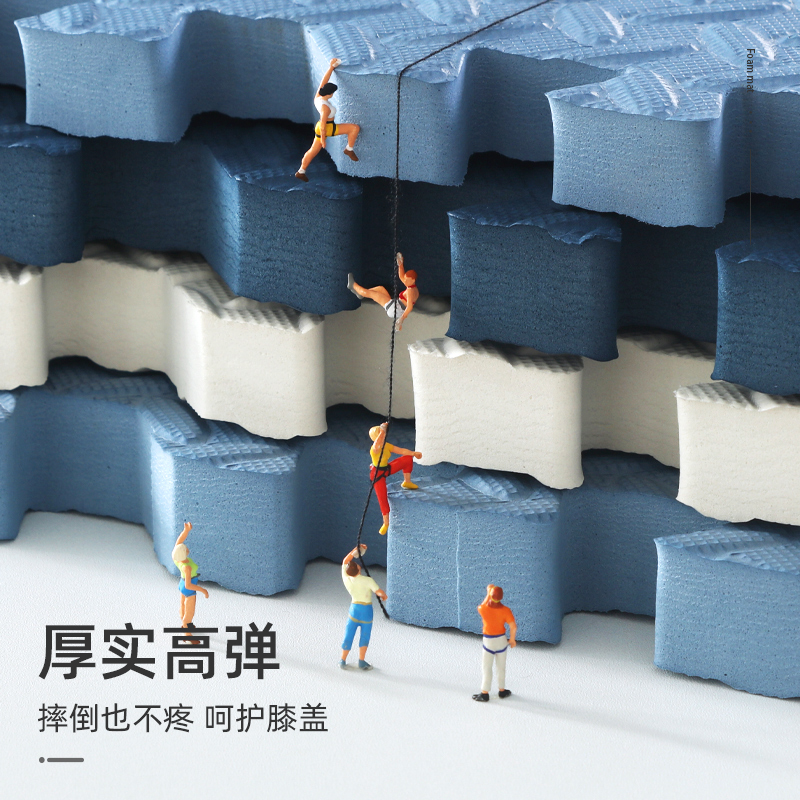 欢熊旗舰店儿童泡沫地垫加厚防摔拼图爬行垫拼接爬爬垫家用宝宝垫铺地板垫子2