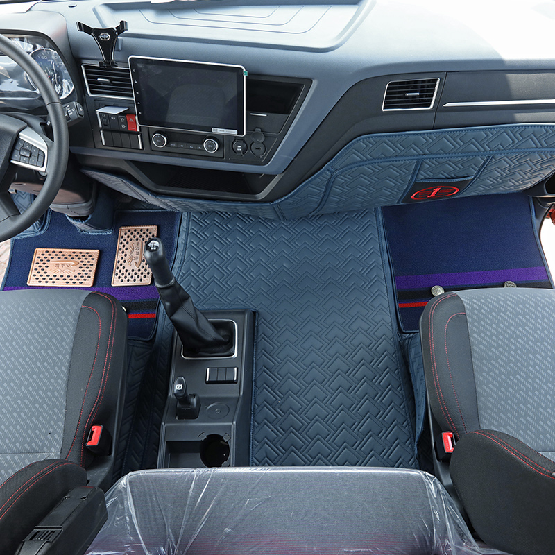 解放J6P老j6悍v解放J7 jh6 J6L 5龙V途v陆v天v全包围防水双层脚垫 - 图3