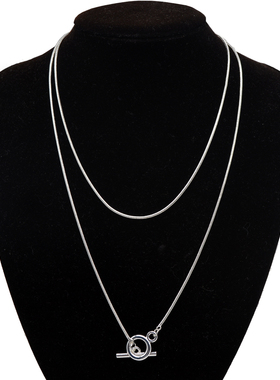 其他合金金属蛇骨链女多戴法