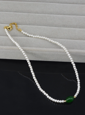 串珠女性新中式绿色玛瑙