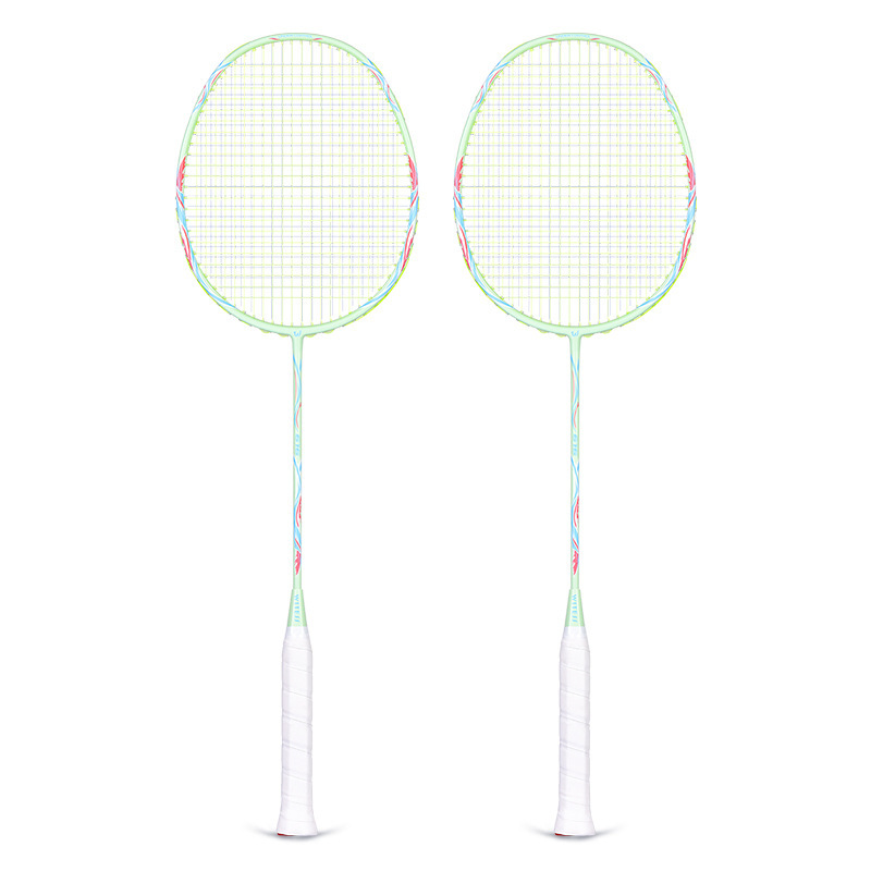 Badminton racket women's all carbon fiber ultra ligh羽毛球拍-图2