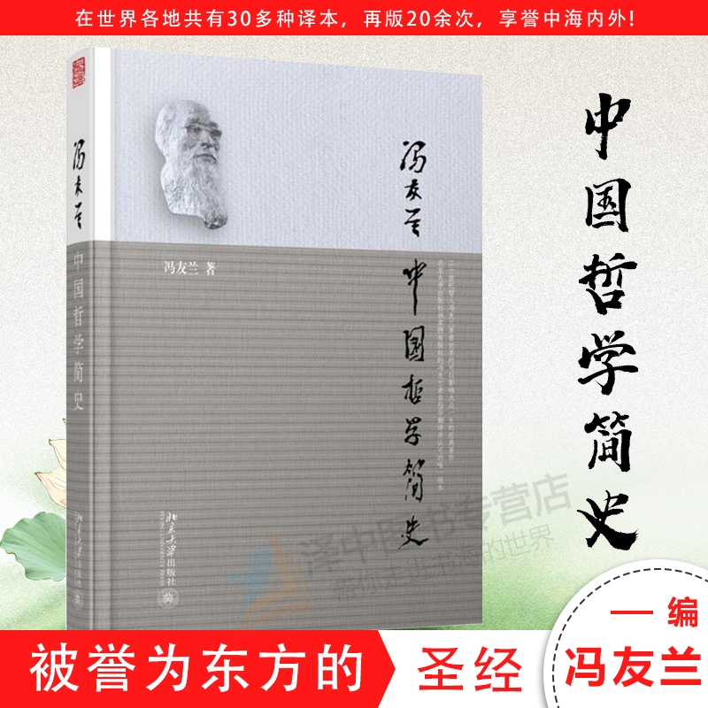 北大正版 中国哲学简史 冯友兰 国学古书中庸有书共读哲学 东方易经道德经论语周易 中国哲学史书籍 北京大学出版社 - 图2