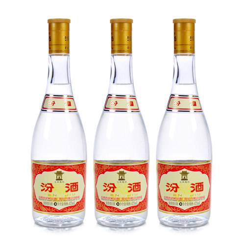 汾酒 53度黄盖玻汾 475ml*3瓶 高度汾 山西杏花村清香型口粮白酒 - 图3